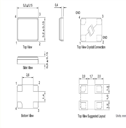 TXC晶振,貼片晶振,7B晶振