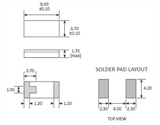 CC1A晶振,8.0*3.8mm貼片晶振,無源晶振