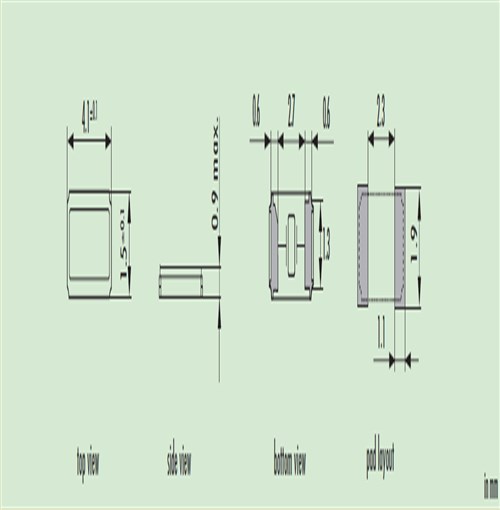 Jauch晶振,貼片晶振,JTX410晶振