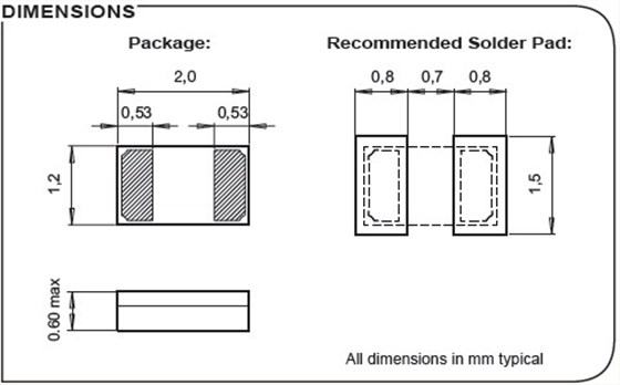 CC8V-T1A晶振,進口2012貼片晶振,超小型石英晶振