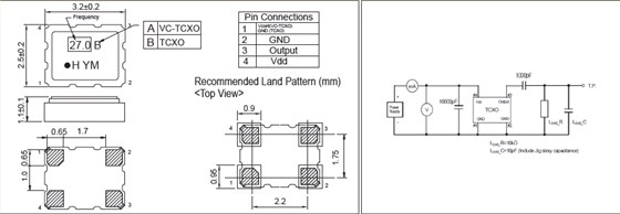HSB321S晶振,溫補晶振,加高進口有源晶振