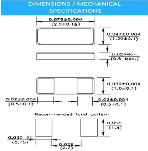 ELS06智能手環晶振,艾爾32.768K音叉晶體,ELS06-32.768kHz-9-T