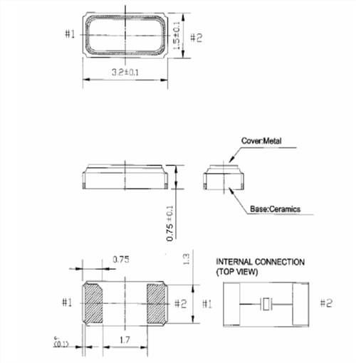 3215mm薄型晶振,TZ1006A,臺灣嘉碩晶振,32.768KHZ時鐘晶振