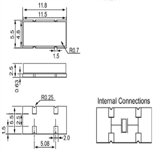 ECS-200-18-18-TR,ECS陶瓷晶振,CSM-12,無鉛環保晶振