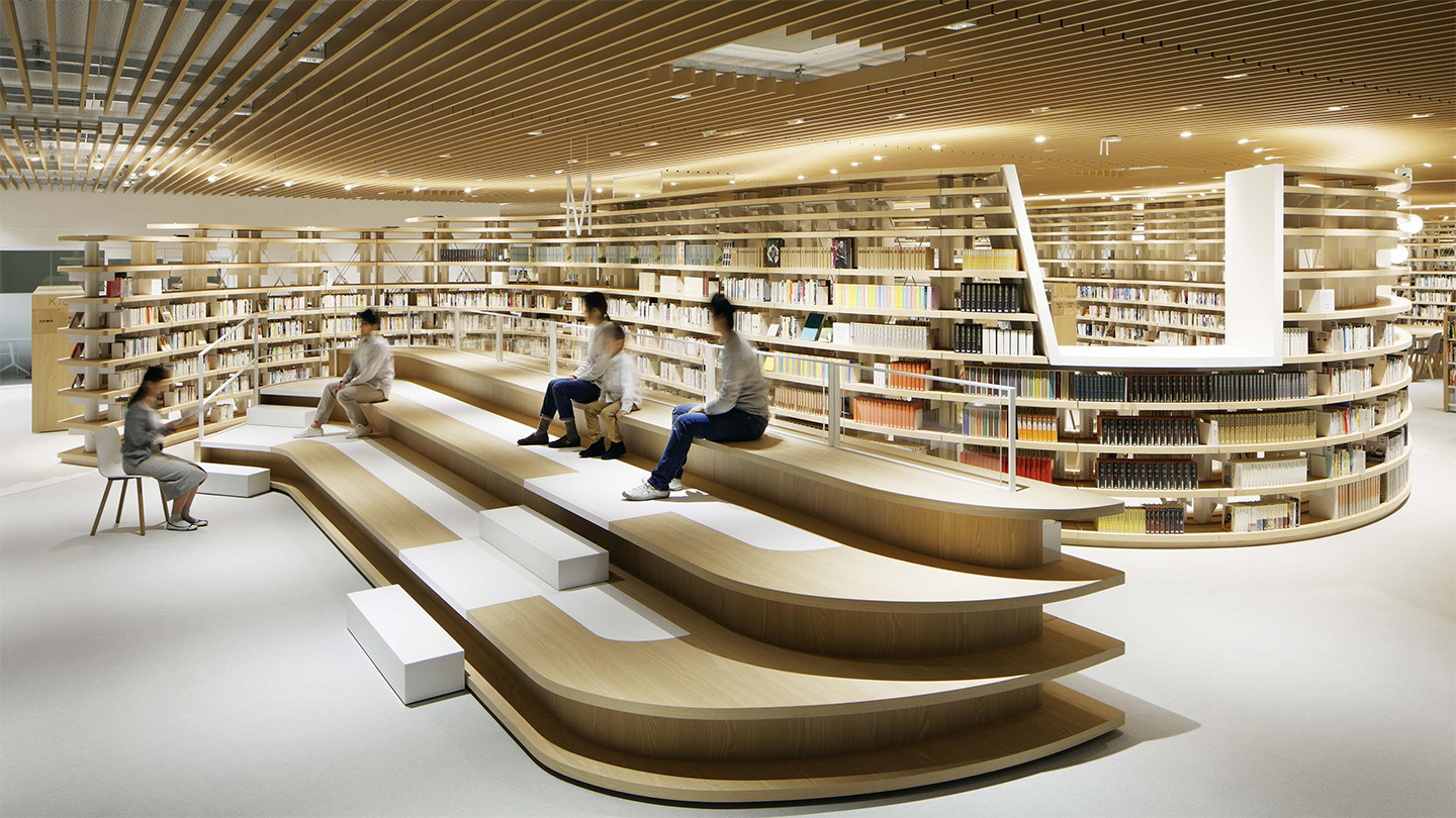 圖書館空間規(guī)劃效果圖