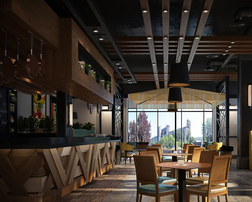 小咖啡館設計必須考慮人與環境的融洽