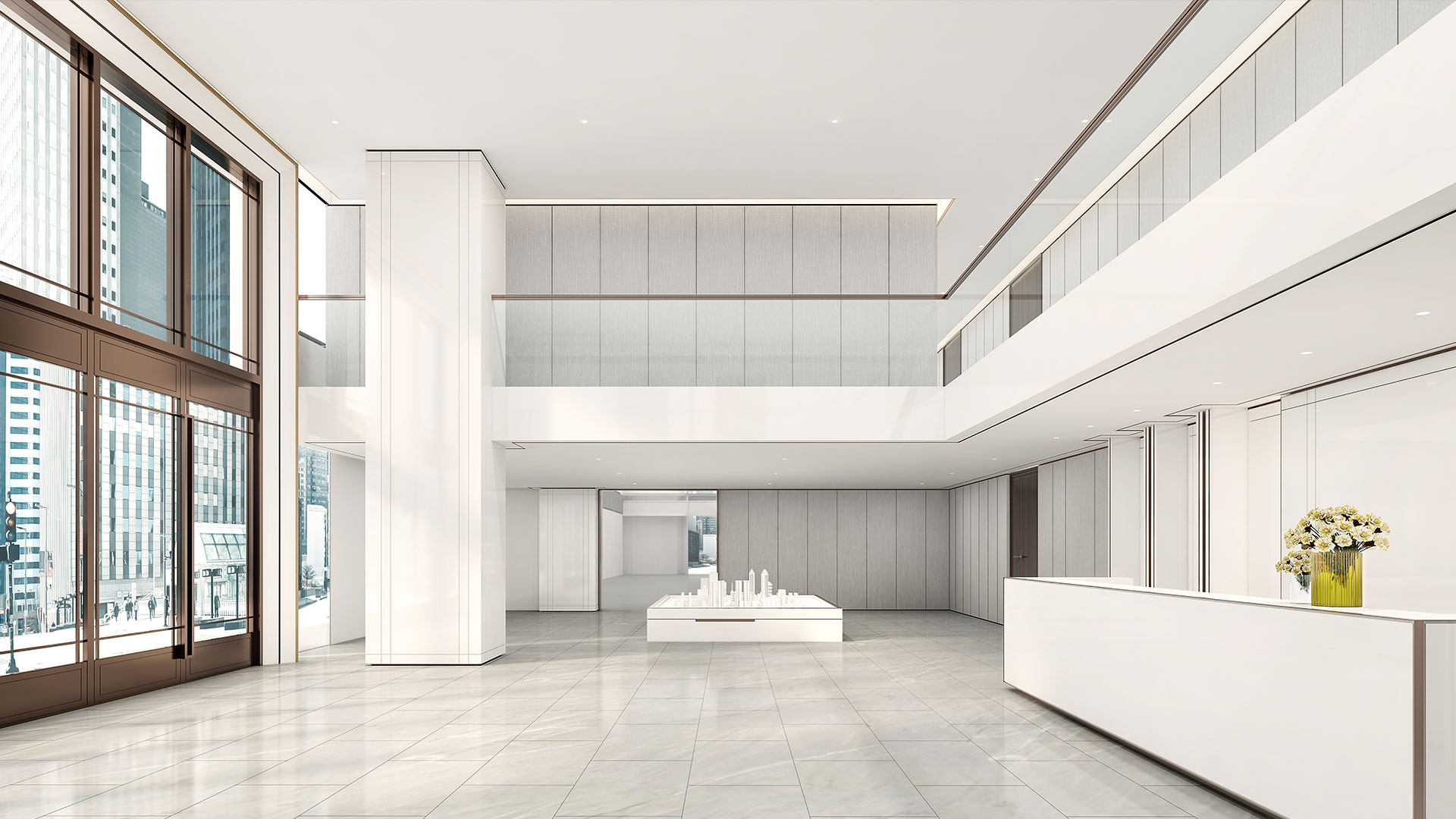 上海·恒力華翔綠地企業辦公設計效果圖