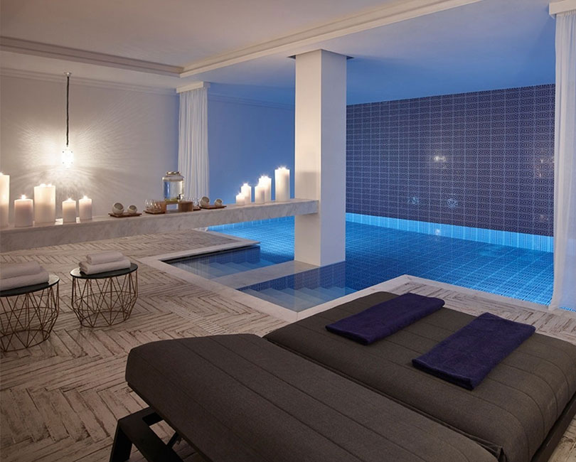 最大化利用空間、布局和設計完美的酒店水療中心第一印象