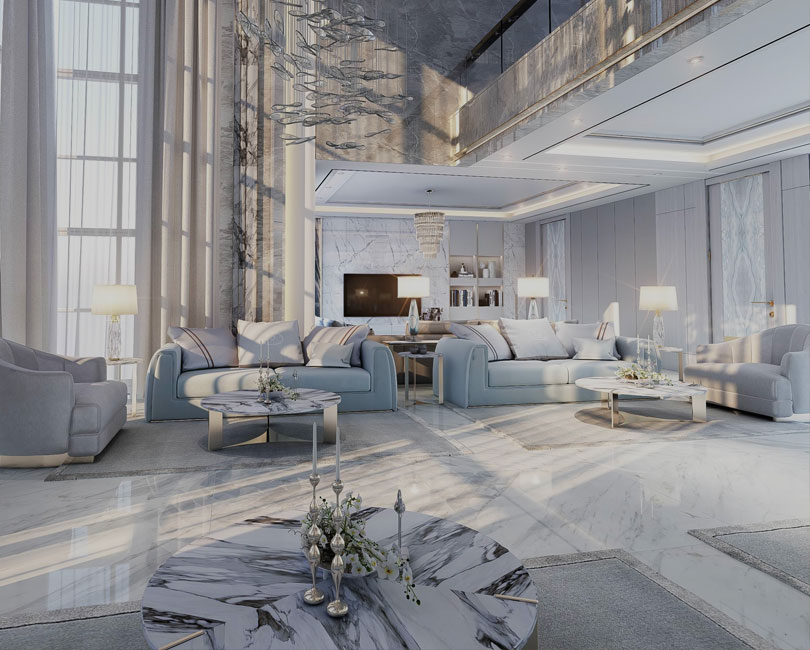 為別墅客廳設計增添奢華氣息的方法