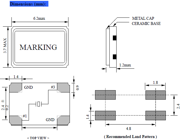 NXC-63晶振,津繽進口無源晶振,貼片晶振