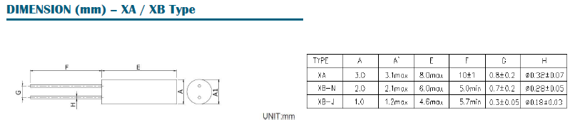 XA晶振,32.768KHz晶振,8.0*3.0mm圓柱晶振
