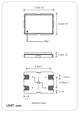 FP晶振,FP0800056Z晶振,四腳石英貼片諧振器