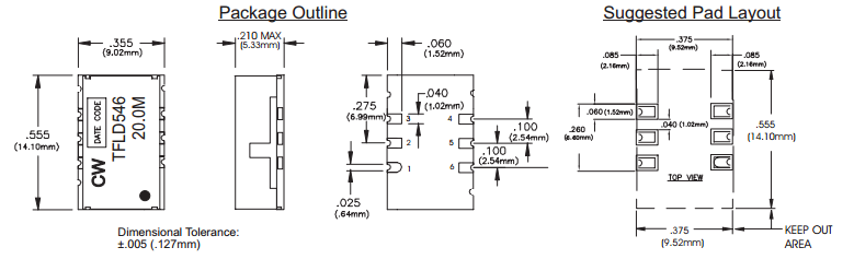 TX101晶振,康納溫菲爾德晶振,SMD晶體諧振器