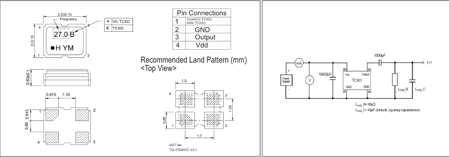 HSB221S晶振,TCXO石英晶振,石英晶體振蕩器