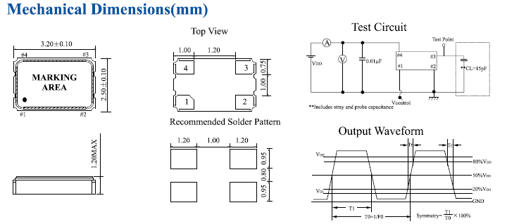 D3SX晶振,3.2*2.5mm貼片晶振,臺產有源晶振