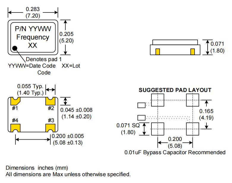 CE3390-24.000,24MHz,7050mm,Crystek以太網(wǎng)應(yīng)用晶振